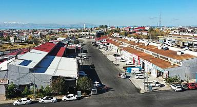 Van'da oto sanayi yolları asfaltlandı
