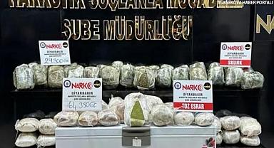 Derin dondurucuda 93,6 kilo esrar bulundu
