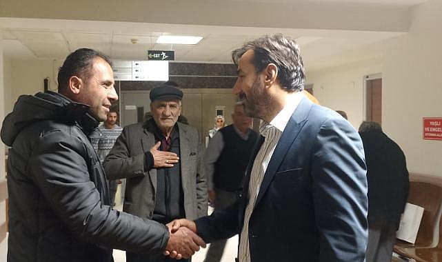 Sarıkaya'dan hasta ve yakınlarına moral ziyareti devam ediyor