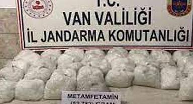 Van'da 52 kilo 782 gram metamfetamin ele geçirildi