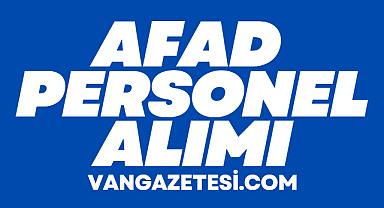 AFAD PERSONEL ALIMI
