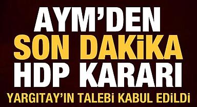 HDP'nin Hazine hesabına bloke konuldu