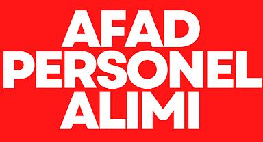AFAD PERSONEL ALIM İLANI, BAŞVUR