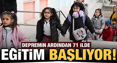 Depremzede Öğrenciler, Van'da Eğitime Başladı 