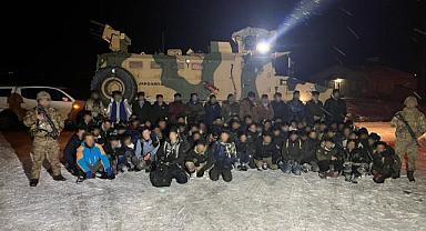 Van Saray'da 232 kaçak göçmen operasyonu 