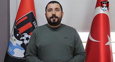 Vanspor FK Başkanından Jet Açıklama