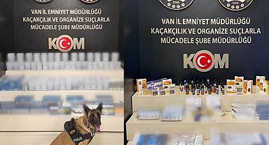 Van'da çok sayıda gümrük kaçağı malzeme ele geçirildi