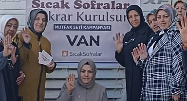 VAN KADIN KOLLARI BAŞKANLIĞINDAN DEPREM BÖLGESİNE YARDIM