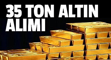Merkez Bankasından 35 ton altın alımı