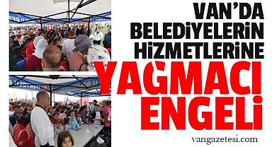 Van’da belediyenin hizmetine yağmacılar engeli