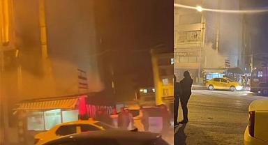 Van İpekyolu Uzun Sokak'ta Bir İşyerinde Yangın