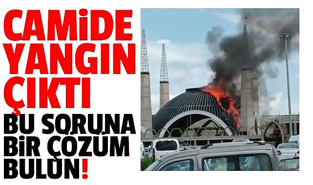 Van'da Camide yangın çıktı