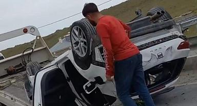 Van Yumru Tepe Kavşağında trafik kazası