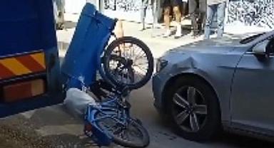 Van'da araç, hamal arabasına çarptı, 1 yaralı