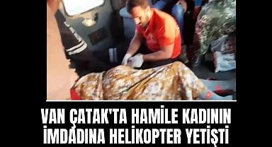 Van Çatak'ta hamile kadının zor anları