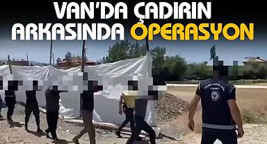 Van’da çadırların arkasında operasyon! Van Video haber