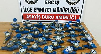 Van'da 39 su sayacı ele geçirildi ve 21 kişi tutuklandı