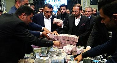 Van'da damada 10 milyon 150 bin TL nakit para takıldı