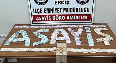 Van Erciş’te 64 bin lira para ve altın çaldı
