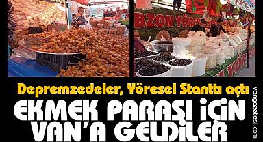 Van İpekyolu’nda Yöresel Ürünler Stanttı açıldı