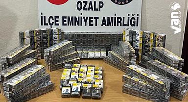 Van Özalp ilçesinde 500 Paket sigara operasyonu
