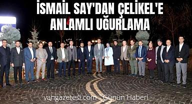 İsmail Say'dan Çelikel'e anlamlı uğurlama
