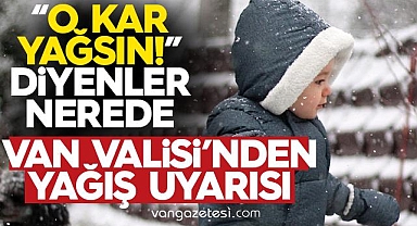 Van'a kuvvetli yağış uyarısı