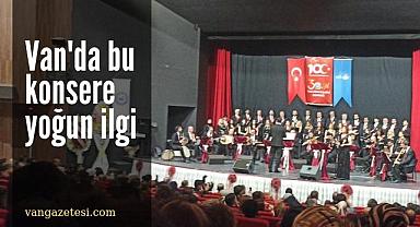 Van'da bu konsere yoğun ilgi