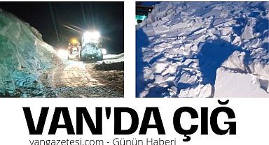 Van'da Çığ 