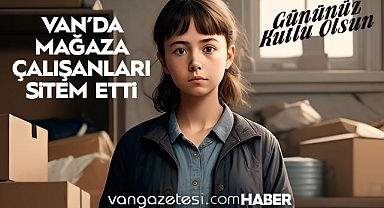 Van'da mağaza çalışanları sitem etti