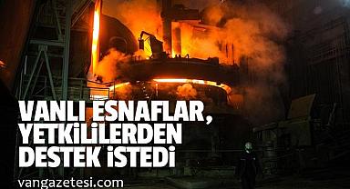 Vanlı esnaflar, yetkililerden destek istedi