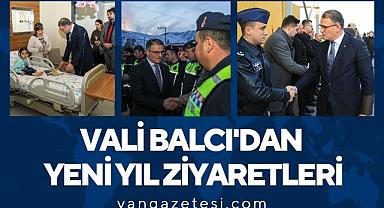 Vali Balcı'dan 2024 yeni yıl ziyaretleri