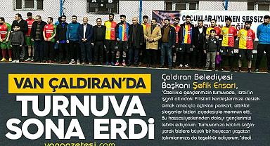 Van Çaldıran’da turnuva sona erdi