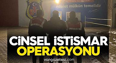 Van'da cinsel istismar operasyonu