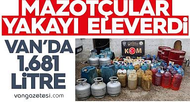 Van’da kaçak mazotçular yakayı ele verdi