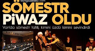 Van'da sömestr tatili, kimini üzdü kimini sevindirdi