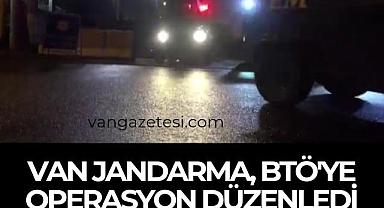 Van Jandarma, BTÖ'ye operasyon düzenledi