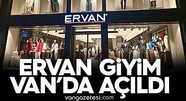 Ervan Giyim Mağazası Van’da Açıldı