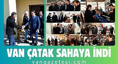 VAN ÇATAK SAHAYA İNDİ 