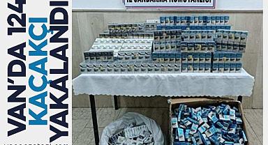 Van'da 124 kaçakçı yakalandı