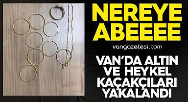 Van’da Altın ve Heykel Kaçakçıları Yakalandı