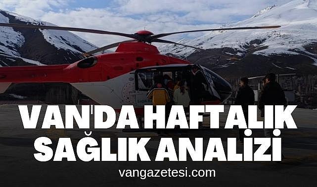 Van'da Haftalık Sağlık Analizi