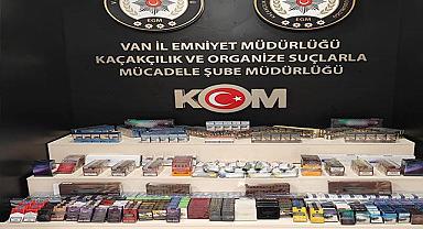 Van'da Operasyon Binlerce Adet Kaçak Sigara Ele Geçirildi