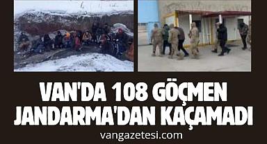 Van'da 108 Göçmen Kaçamadı
