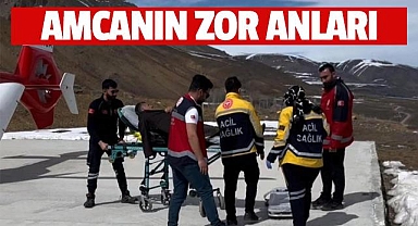 Van'da 59 yaşındaki yaşlı amcanın zor anları