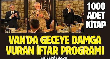 Van'da geceye damga vuran iftar programı