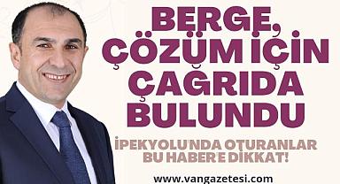 Van İpekyolu'nda Oturanlar Bu Van Haber'e Dikkat!
