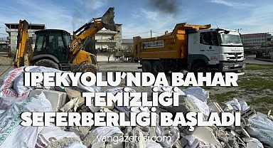 İPEKYOLU'NDA BAHAR TEMİZLİĞİ SEFERBERLİĞİ BAŞLADI
