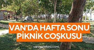 Van'da Hafta Sonu Piknik Coşkusu