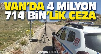 Van’da 4 Milyon 714 Bin’lik ceza